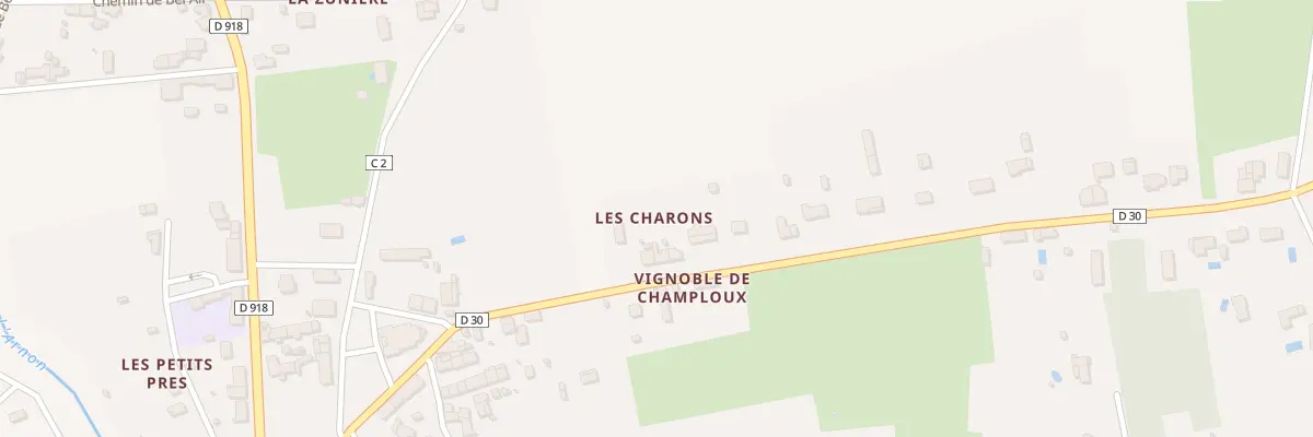 Plan du 216 Les Charons à Lury-sur-Arnon
