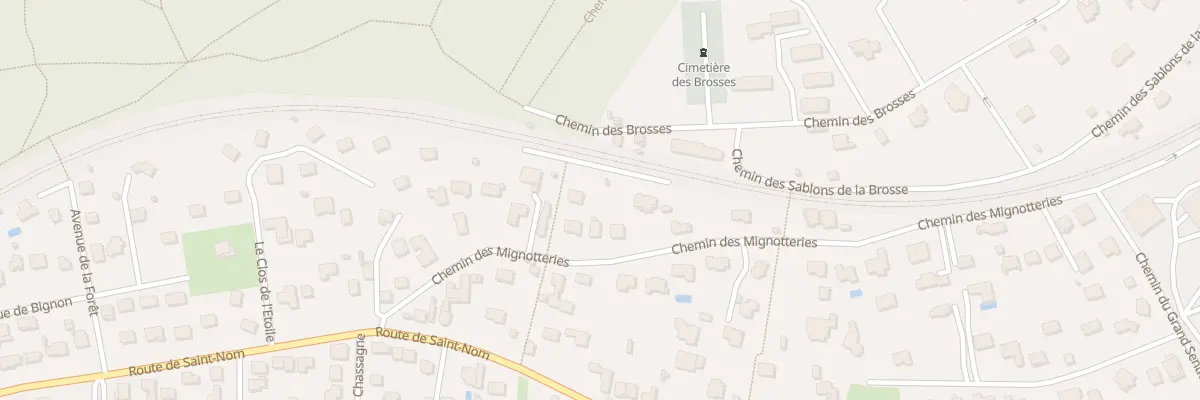 Plan du 21 Che des Mignotteries à L’Étang-la-Ville