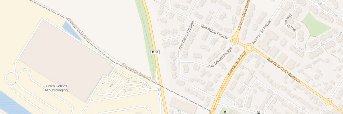 Plan du 27 Rue Gérard Philipe à Achères