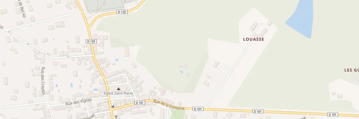 Plan du 25B Rue de la Fontaine à Vouzon