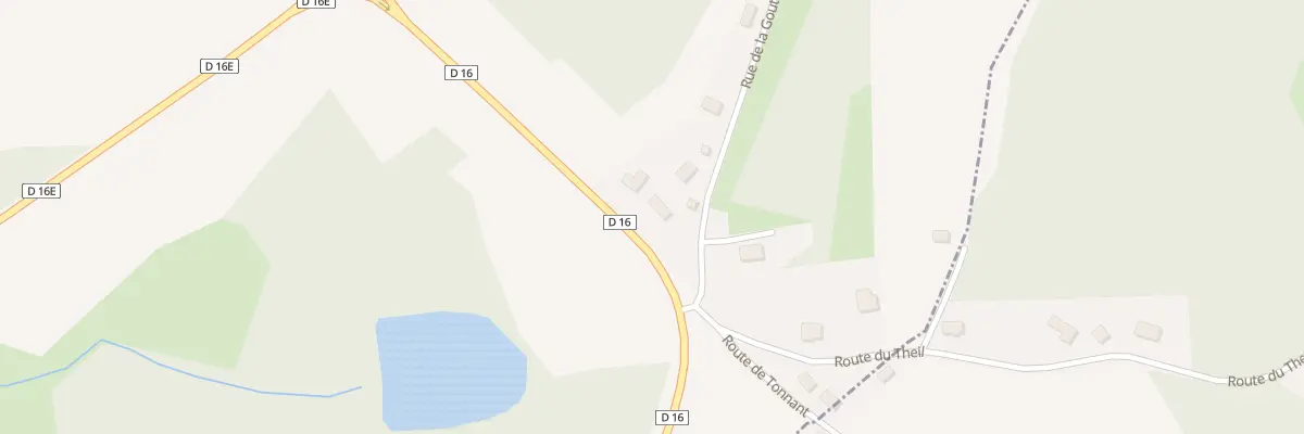 Plan du 1 Rue de la Goutte à Rosiers-d’Égletons