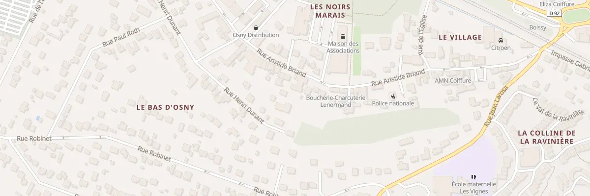 Plan du 47 Rue Aristide Briand à Osny