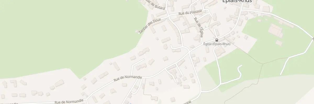 Plan du 2 Rue de Normandie à Épiais-Rhus