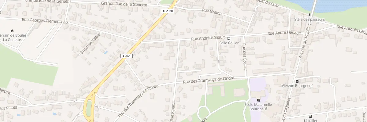 Plan du 3 Rue Riparia à Vierzon