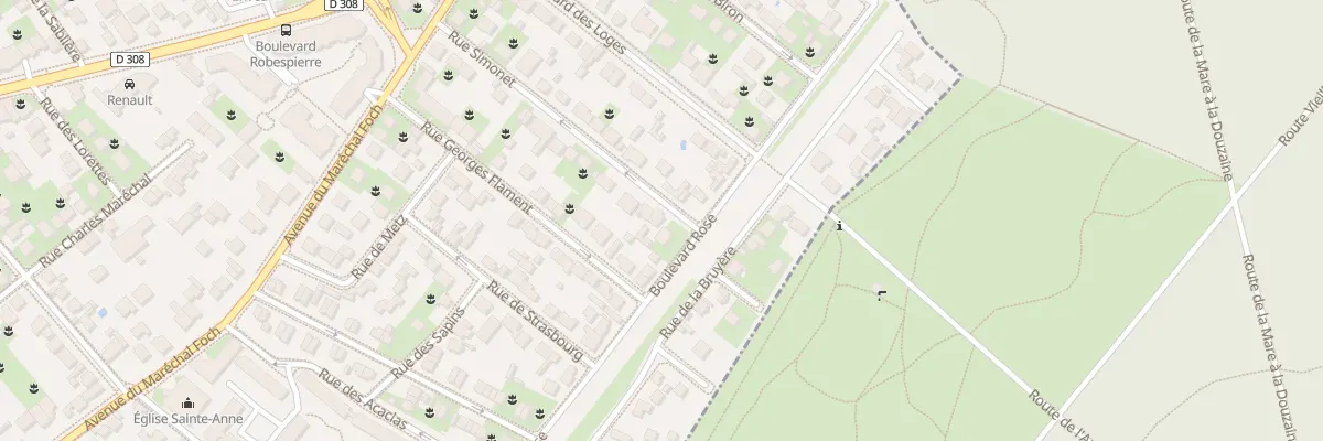 Plan du 24 Rue Simonet à Poissy