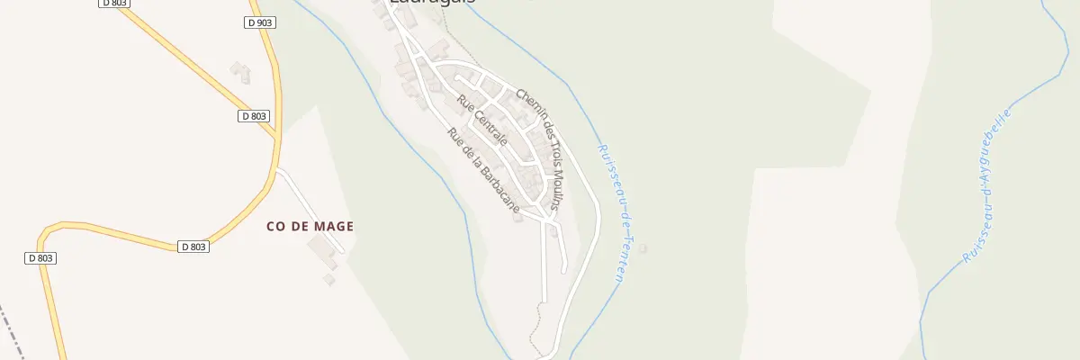 Plan du 36 Rue Centrale à Verdun-en-Lauragais