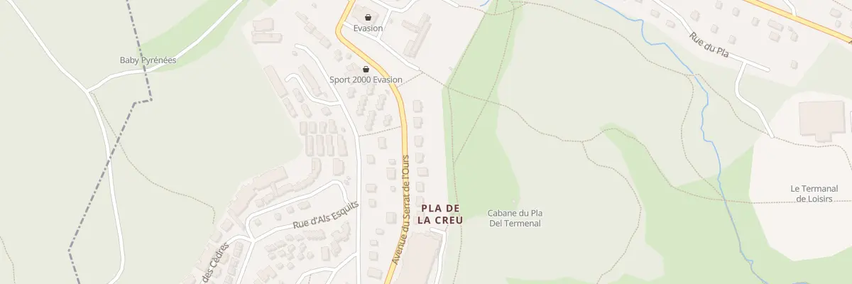 Plan du 648 Av du Serrat de l’Ours à Bolquère