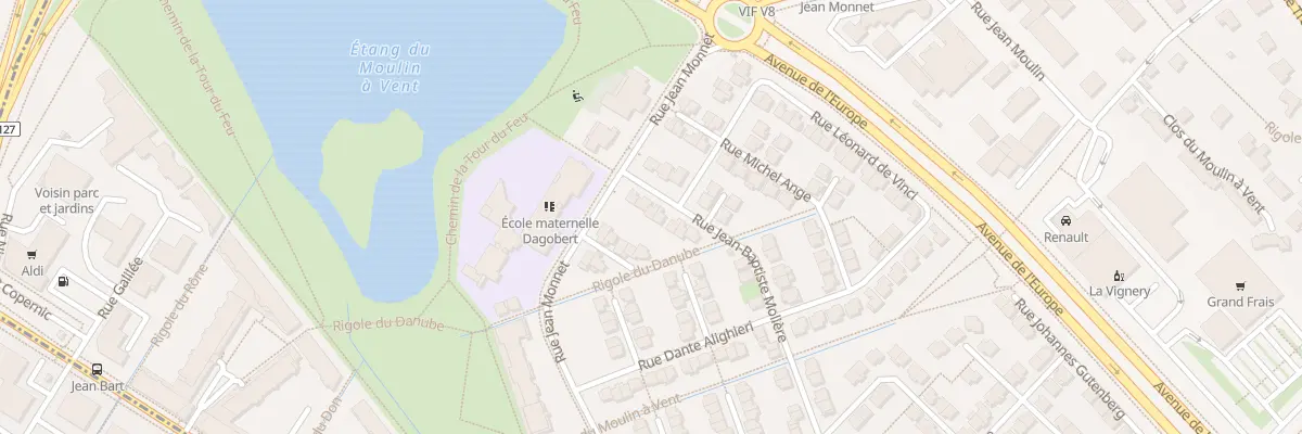Plan du 6 Rue Molière à Guyancourt