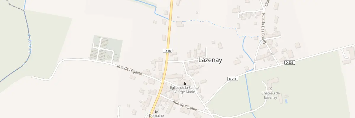 Plan du 1 Imp Jolivain à Lazenay