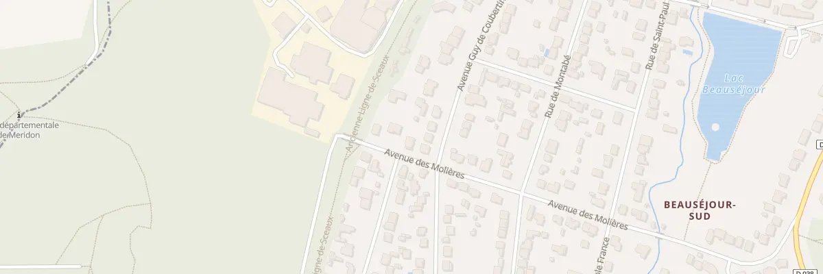 Plan du 52 Av des Molières à Saint-Rémy-lès-Chevreuse