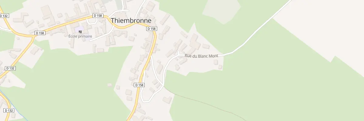 Plan du 10 Rue du Blanc Mont à Thiembronne