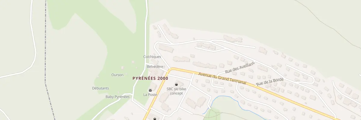 Plan du 421 Av du Grand Termanal à Bolquère