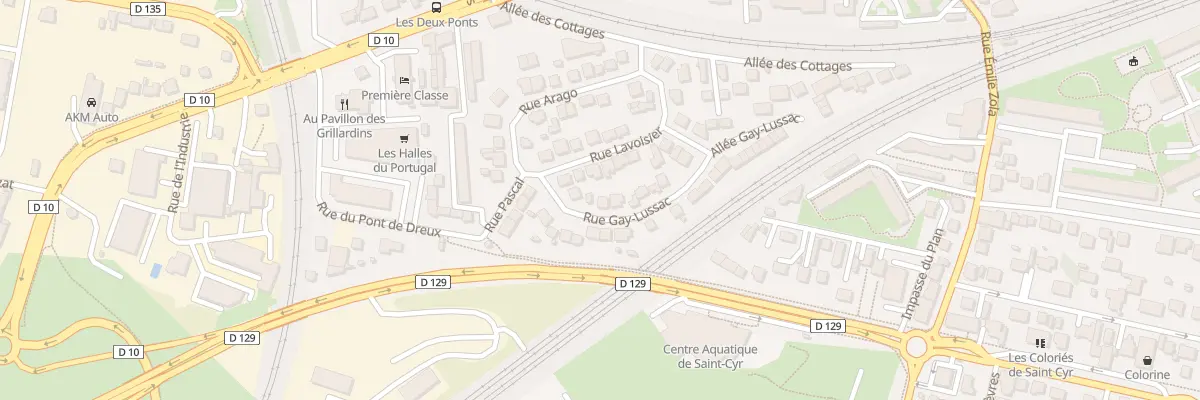 Plan du 16 Rue Gay Lussac à Saint-Cyr-l’École
