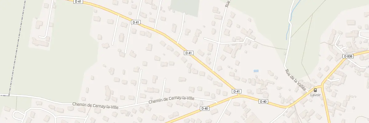 Plan du 7 Rue de Boullay aux Molières