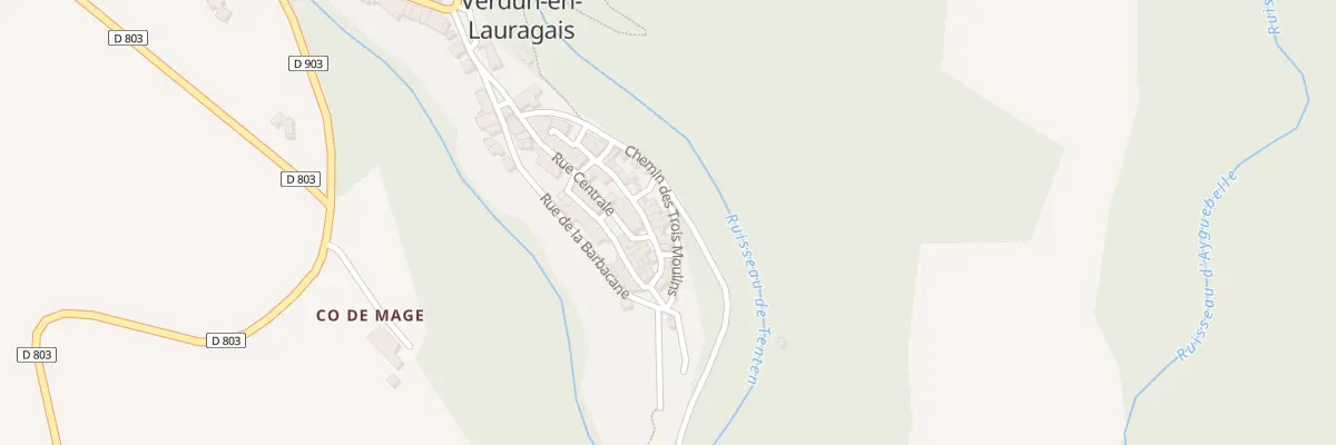 Plan du 14A Rue de la Brèche à Verdun-en-Lauragais