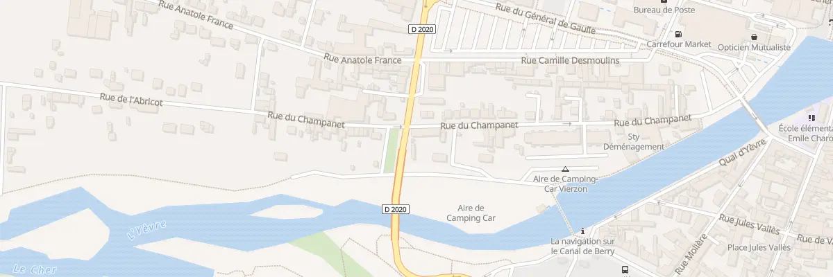 Plan du 33B Rue du Champanet à Vierzon