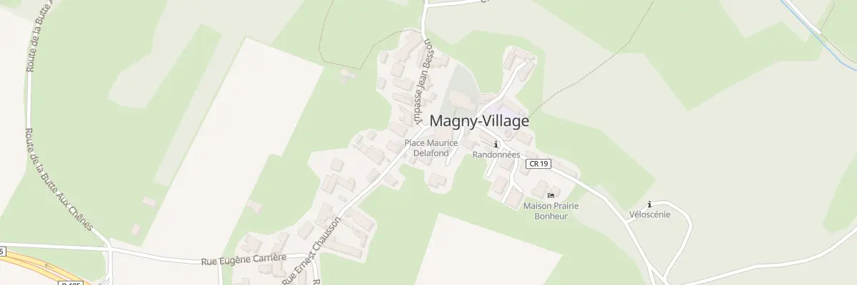 Plan du 9 Rue Ernest Chausson à Magny-les-Hameaux