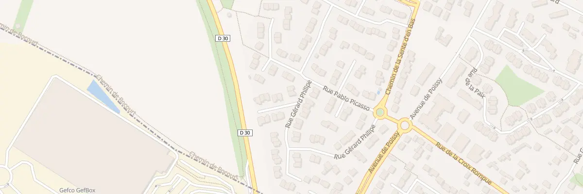 Plan du 33 Rue Gérard Philipe à Achères