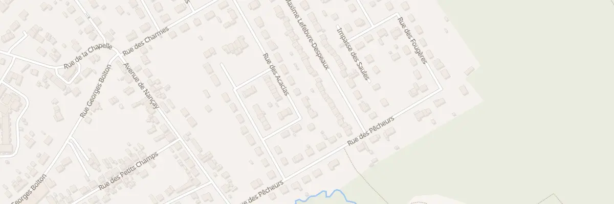 Plan du 13 Rue des Acacias à Salbris