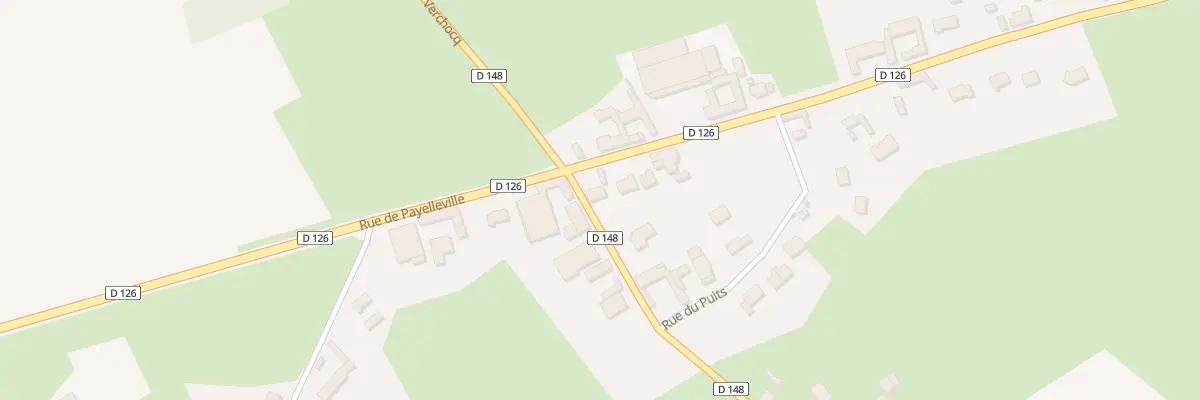 Plan du 13 Rue de Payelleville à Verchocq