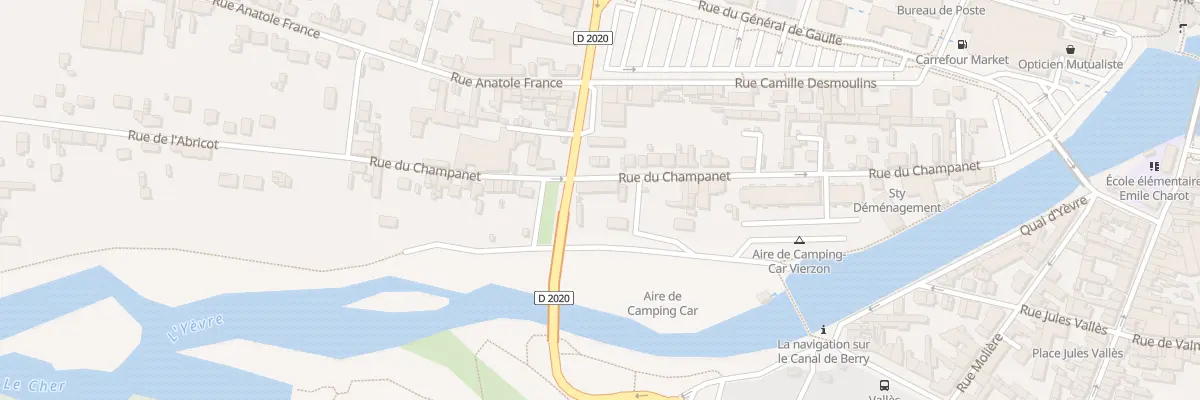 Plan du 29 Rue du Champanet à Vierzon