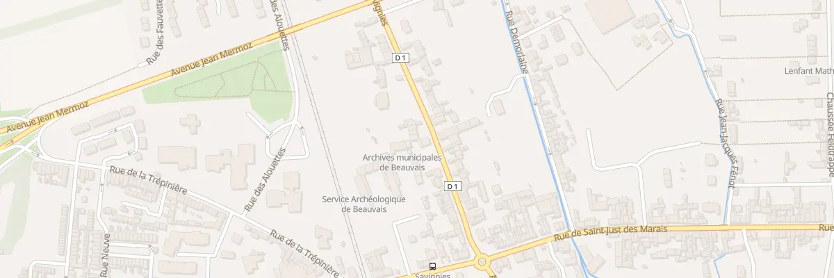 Plan du 29 Rue de Savignies à Beauvais