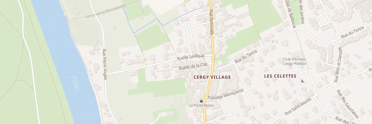 Plan du 6B Rle de la Cité à Cergy