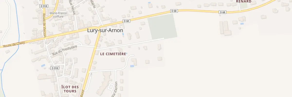 Plan du 6 Imp de l’Egalité à Lury-sur-Arnon