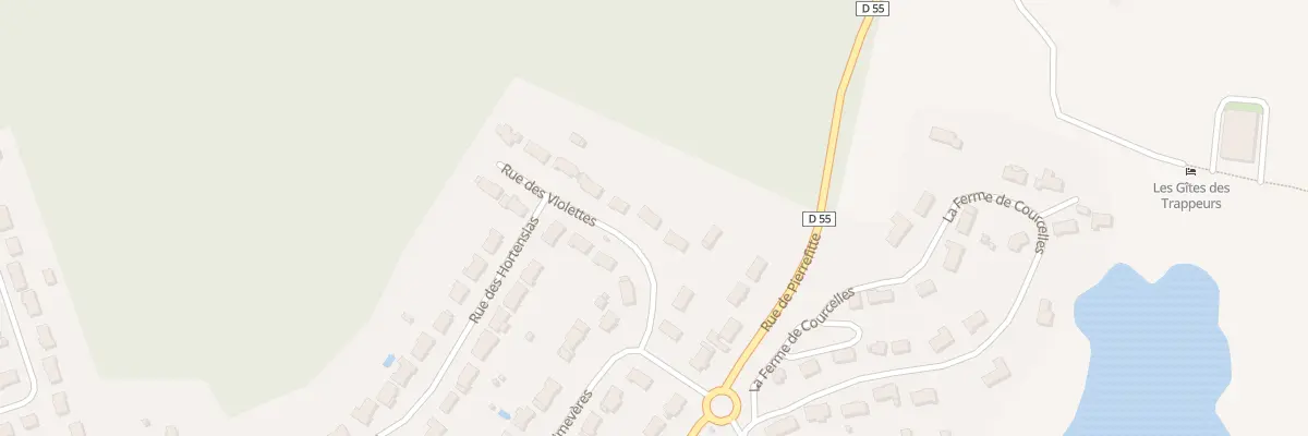 Plan du 8 Rue des Violettes à Salbris