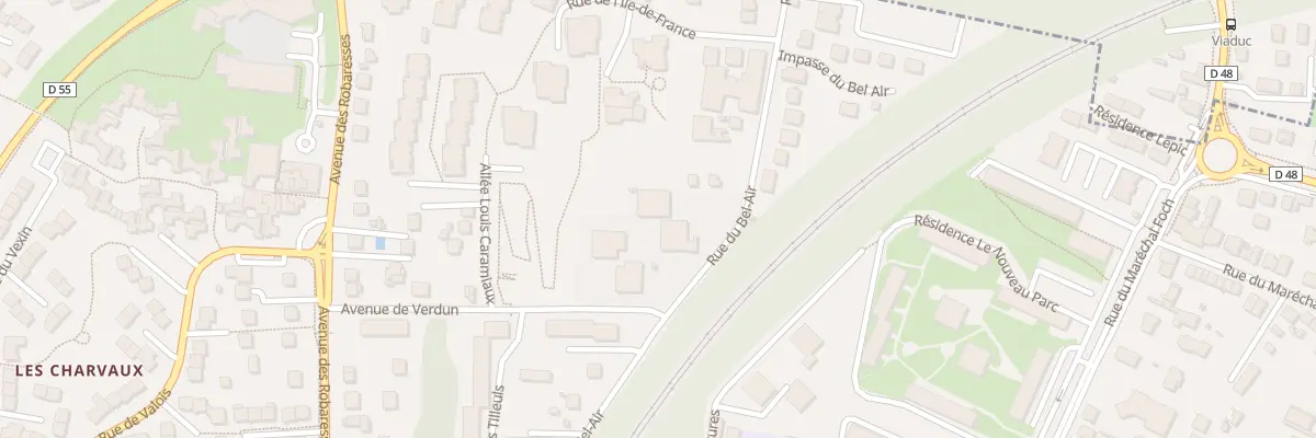 Plan du 24 Rue du Bel Air à Andrésy