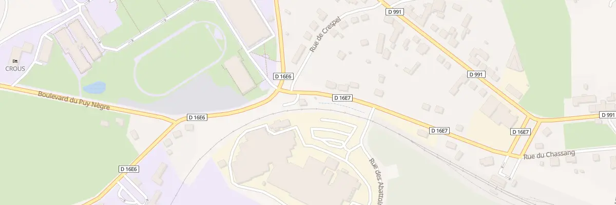 Plan du 899 Bd du Puy Nègre à Égletons