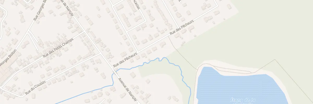 Plan du 15 Rue des Pêcheurs à Salbris