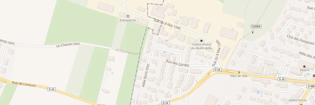Plan du 18 Rue des Genets à Limours