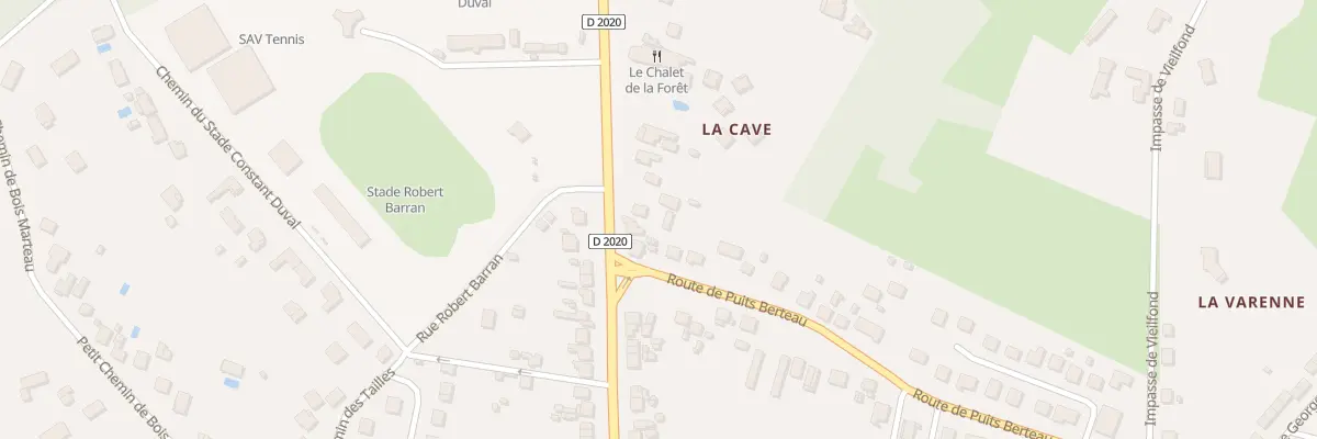 Plan du 135 Av Edouard Vaillant à Vierzon