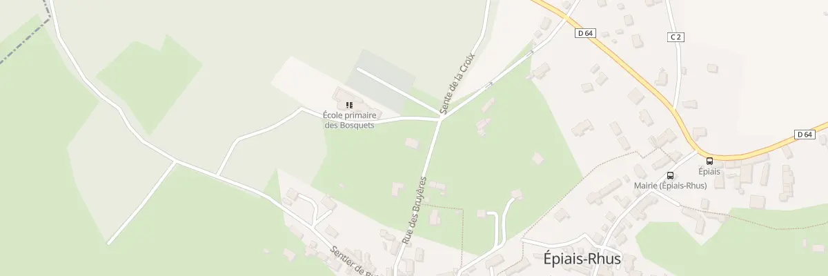 Plan du 9 Rue des Bruyères à Épiais-Rhus