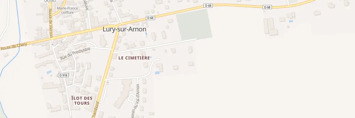 Plan du 8B Imp de l’Egalité à Lury-sur-Arnon