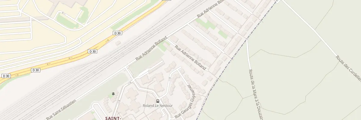 Plan du 14 Rue Adrienne Bolland à Poissy
