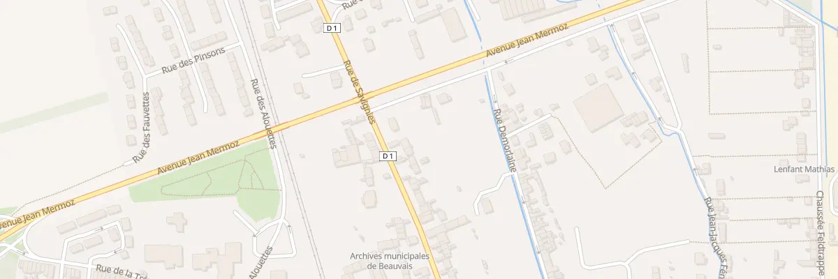 Plan du 48 Rue de Savignies à Beauvais