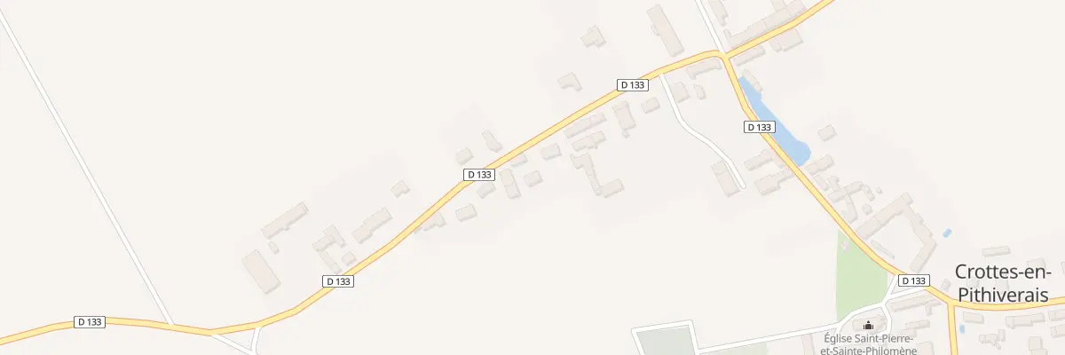 Plan du 12 Rue de la Moinerie à Crottes-en-Pithiverais