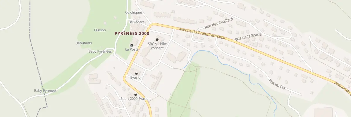 Plan du 710 Av du Grand Termanal à Bolquère