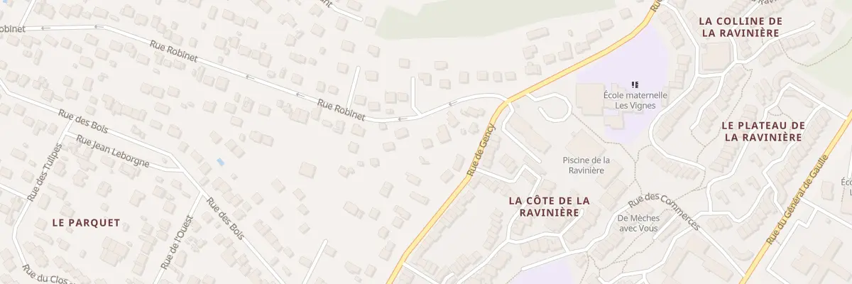 Plan du 90 Rue Robinet à Osny
