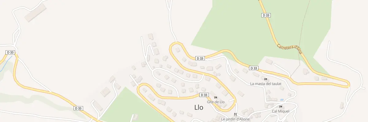 Plan du 5001F Le Village à Llo