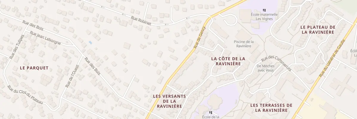 Plan du 10 Rue de Gency à Osny