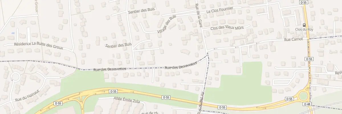 Plan du 6 Rue des Beauvettes à Maurecourt