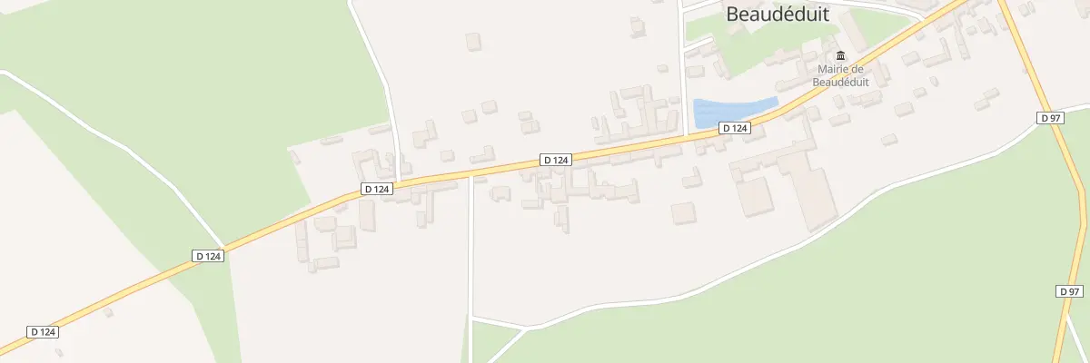 Plan du 25 Rue de Grandvillers à Beaudéduit