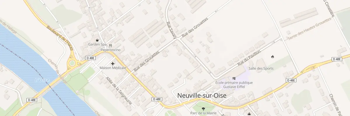 Plan du 13 Rue Savary à Neuville-sur-Oise