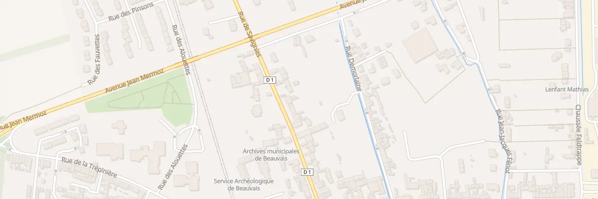 Plan du 38 Rue de Savignies à Beauvais