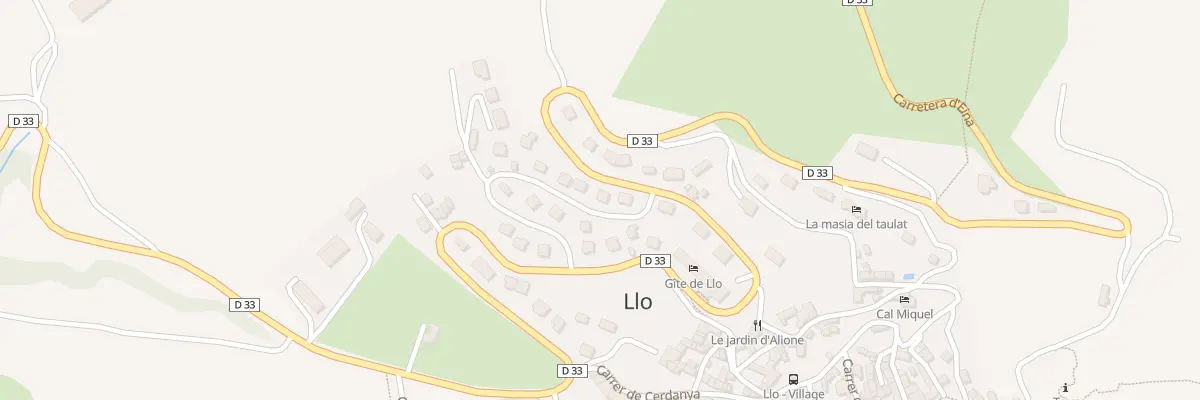 Plan du 116 Le Village à Llo