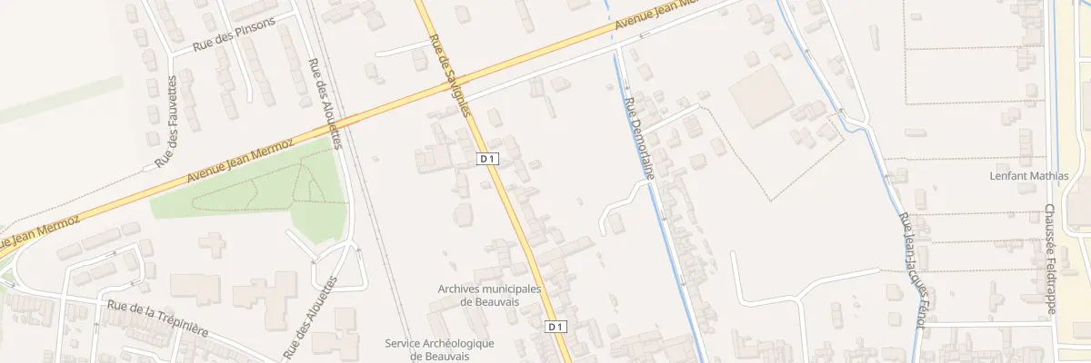 Plan du 40 Rue de Savignies à Beauvais