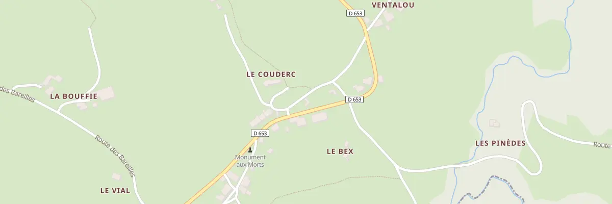 Plan du 5400F Senaillac à Sénaillac-Latronquière